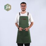 پیش بند سبز گل هیبا کد H7